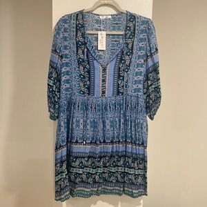 New with tags. Tunic mini dress. Chigant dress. Size M